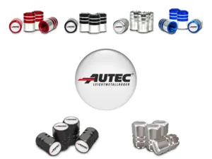 Autec Cappelli valvola Auto Stile Metallizzato